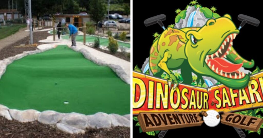 Tom Jones enjoys a spot of Mini Golf with contestants from BBC’s ‘The Voice’