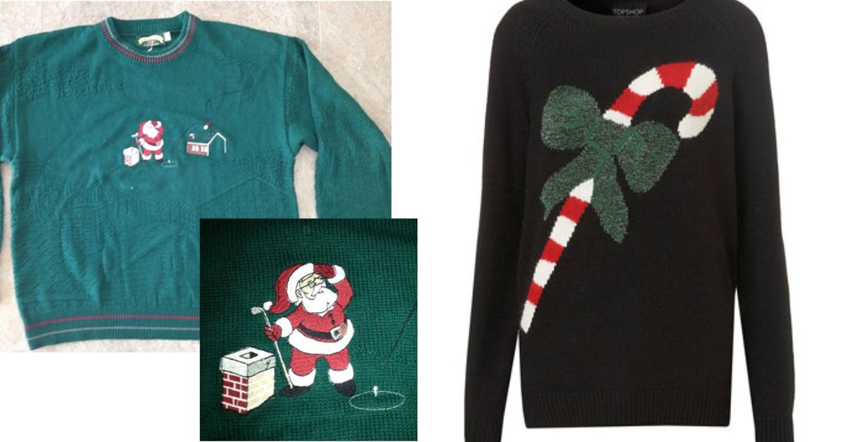 Golf themed christmas jumpers hotsell