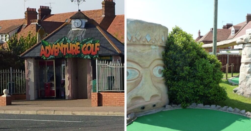 Sunny Crazy Golf at Felixstowe