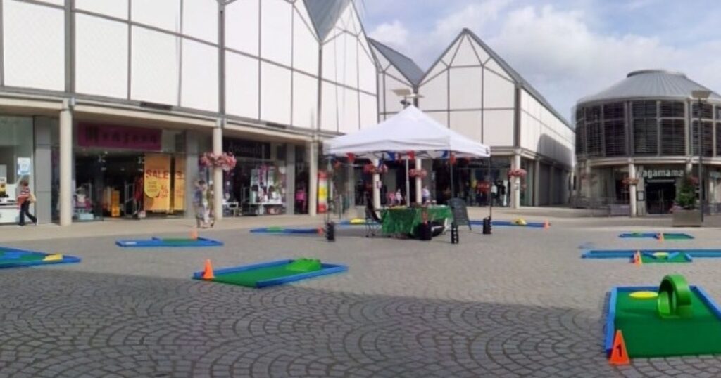 Test your putting skills at the arc Bury St Edmunds