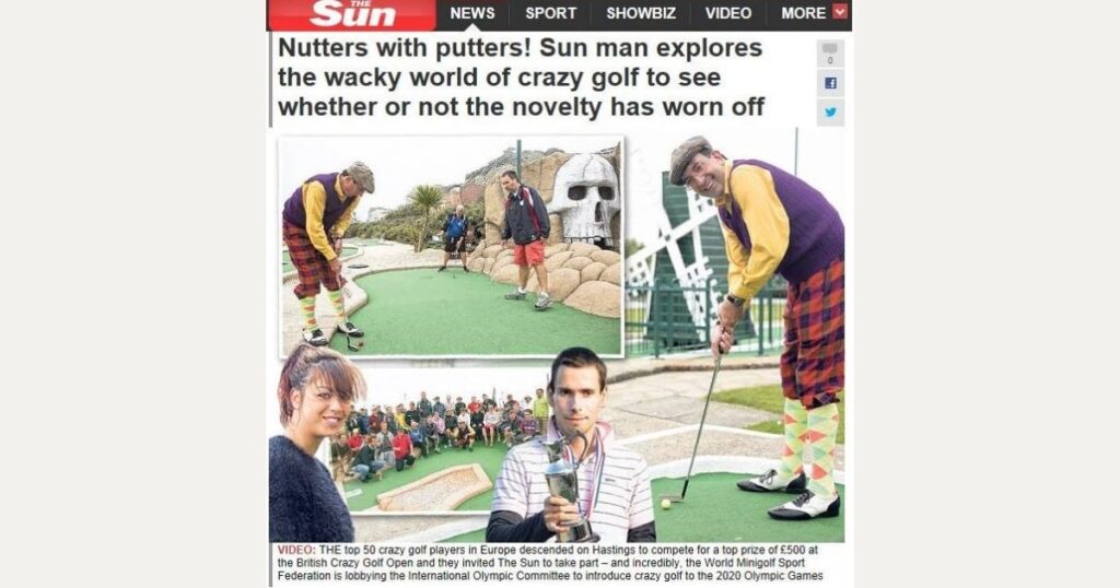 Crazy Golf at the Olympics