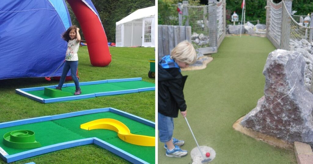 Crazy Golf – an abbreviated version