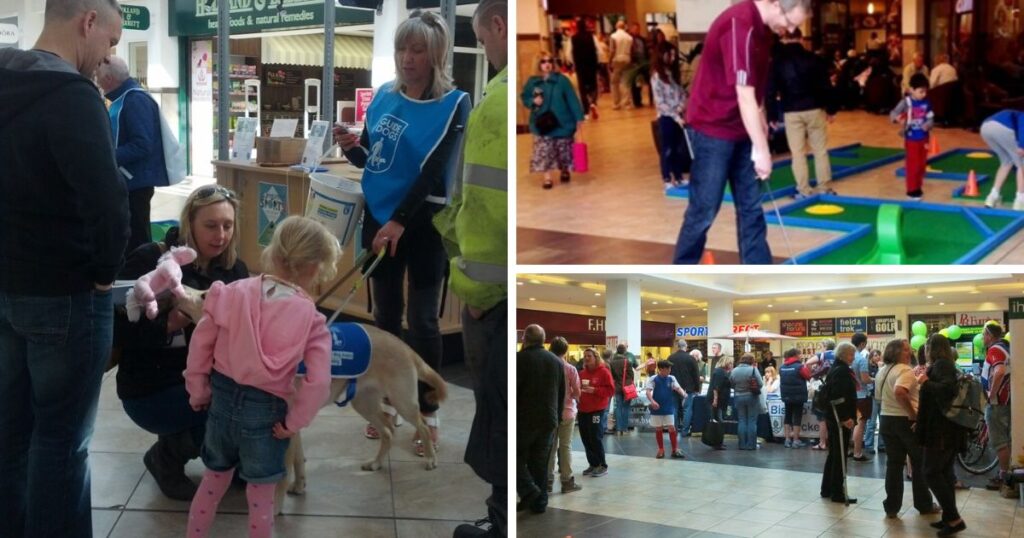 Shopping Centre Golf goes Crazy for Guide Dogs