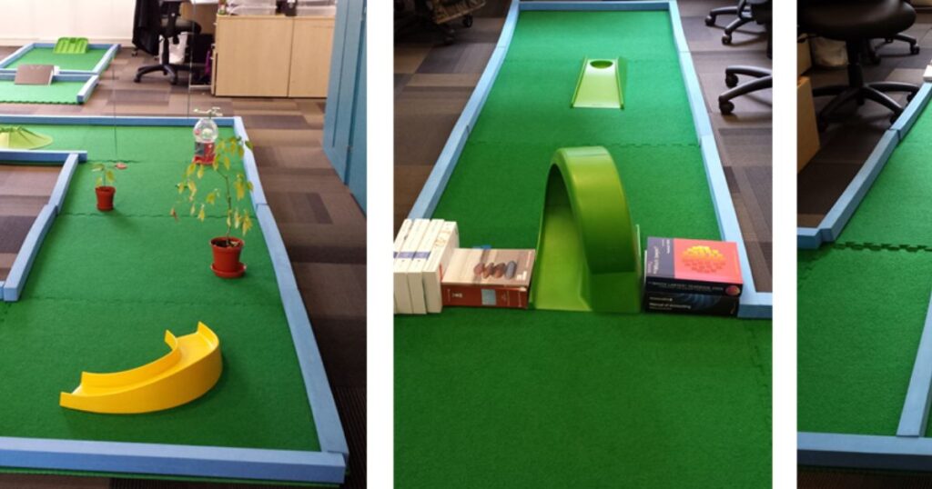 Want to play Mini Golf in your office?