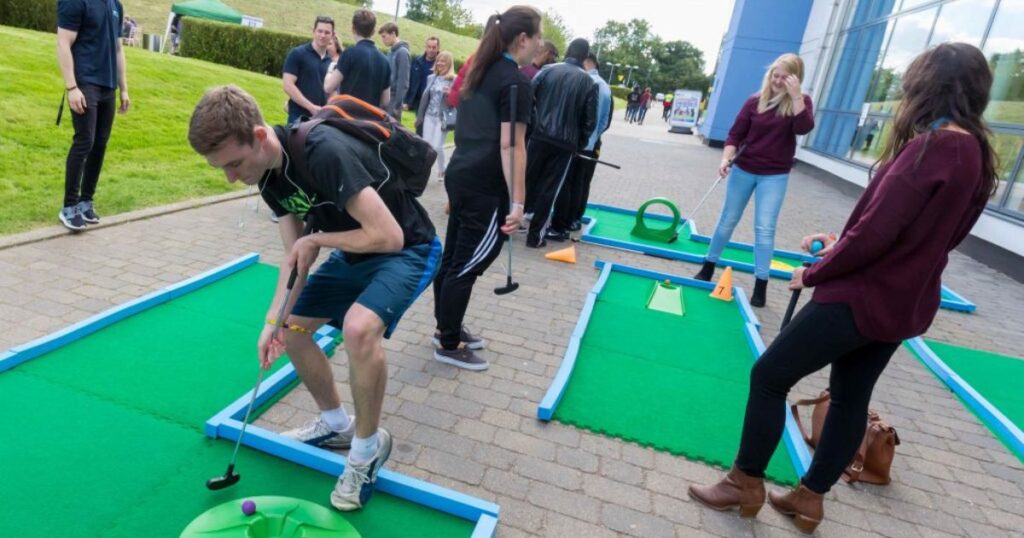 Mini golf is a hit at University Events