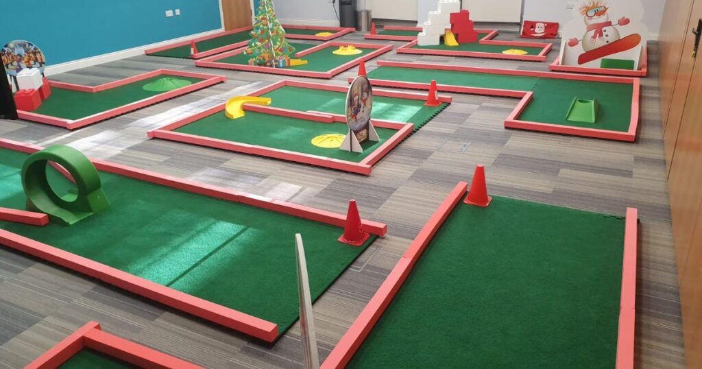 Add Mini Golf to Your Work Christmas Party!